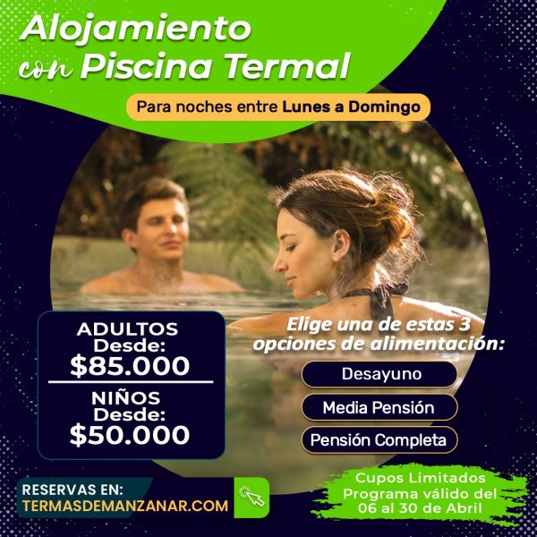 Alojamiento con Piscina Termal - Abril